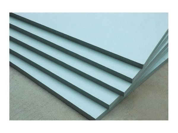 Flame retardant extruded board products